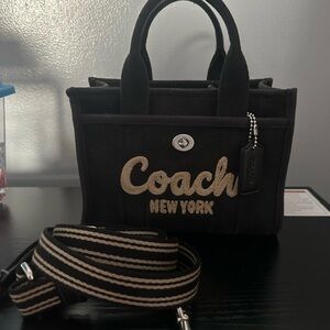 Coach Black Cargo Tote Crossbody